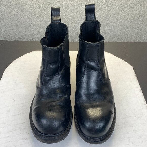 Worx By Red Wing Boots Size 12WW Joist 6" Romeo Pull On Steel Toe Black Leather - Picture 1 of 16